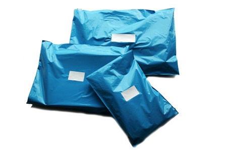 Baby Blue Mailing Bags